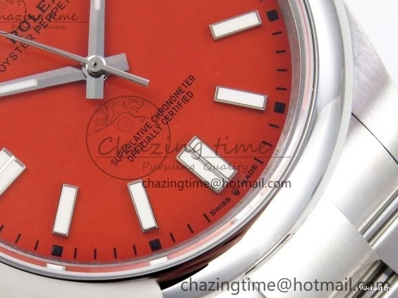 Best Orange 124300 Steel 1:1 904L 41mm A3230 Dial Edition DIWF Oyster Perpetual 0115